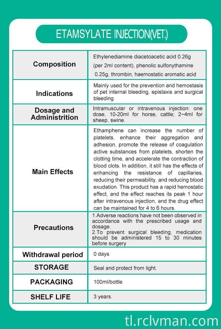 Etamsylate Injection 02